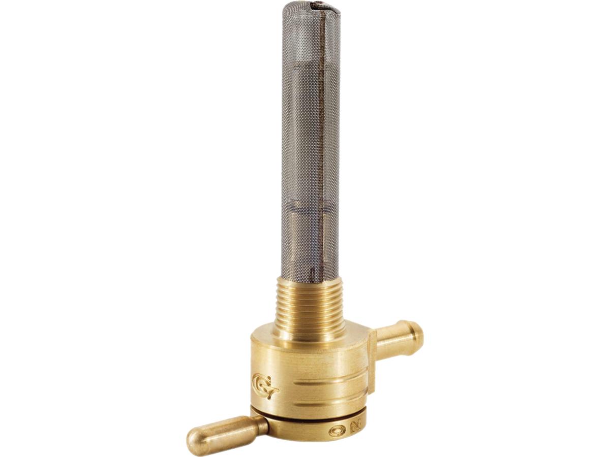 Golan Products 3/8" Npt Fuel Valve Down Facing Outlet Brass Polished Golan Products Default Title