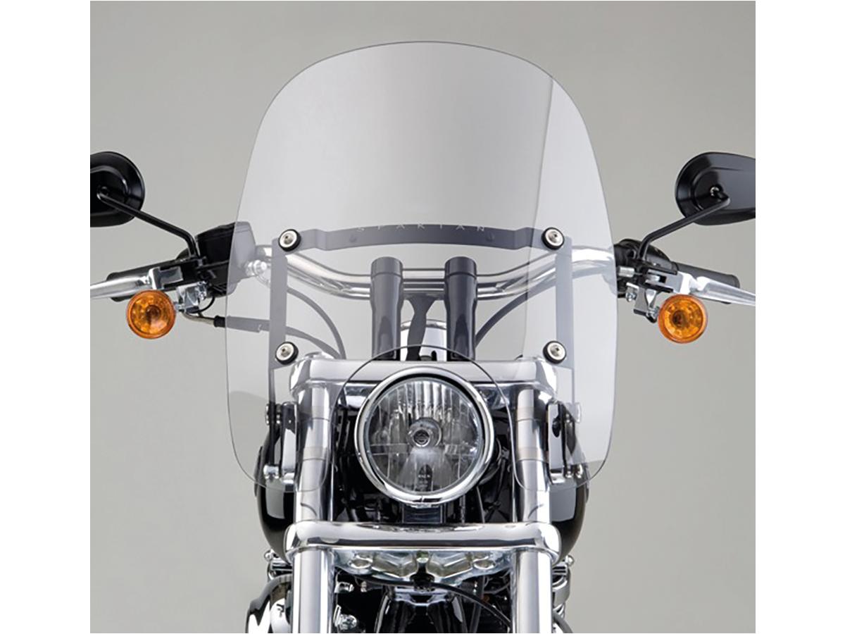 National Cycle Spartan Windshield Height: 16,25", Width: 18" Clear National Cycle Default Title