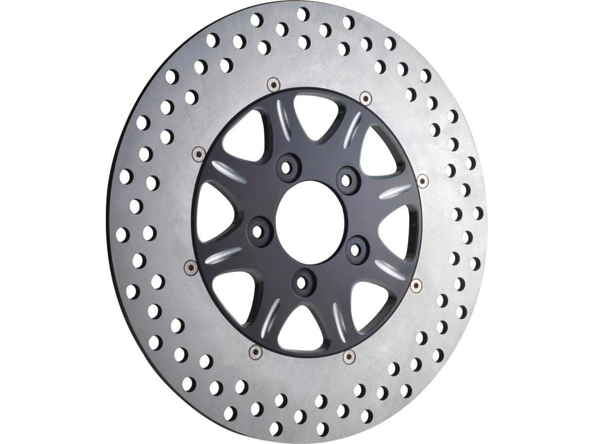 Rev Tech Meridian 2 Piece Brake Rotor Black Rear Rev Tech Default Title