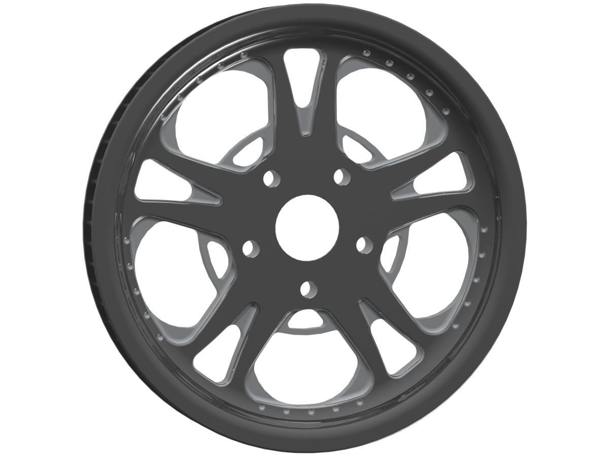Rev Tech T 5 Belt Pulley Black 20 Mm 66 Teeth Rev Tech