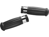 Cce Vintage Grips With Chrome Accents Black 1" Throttle Cables Cce Default Title