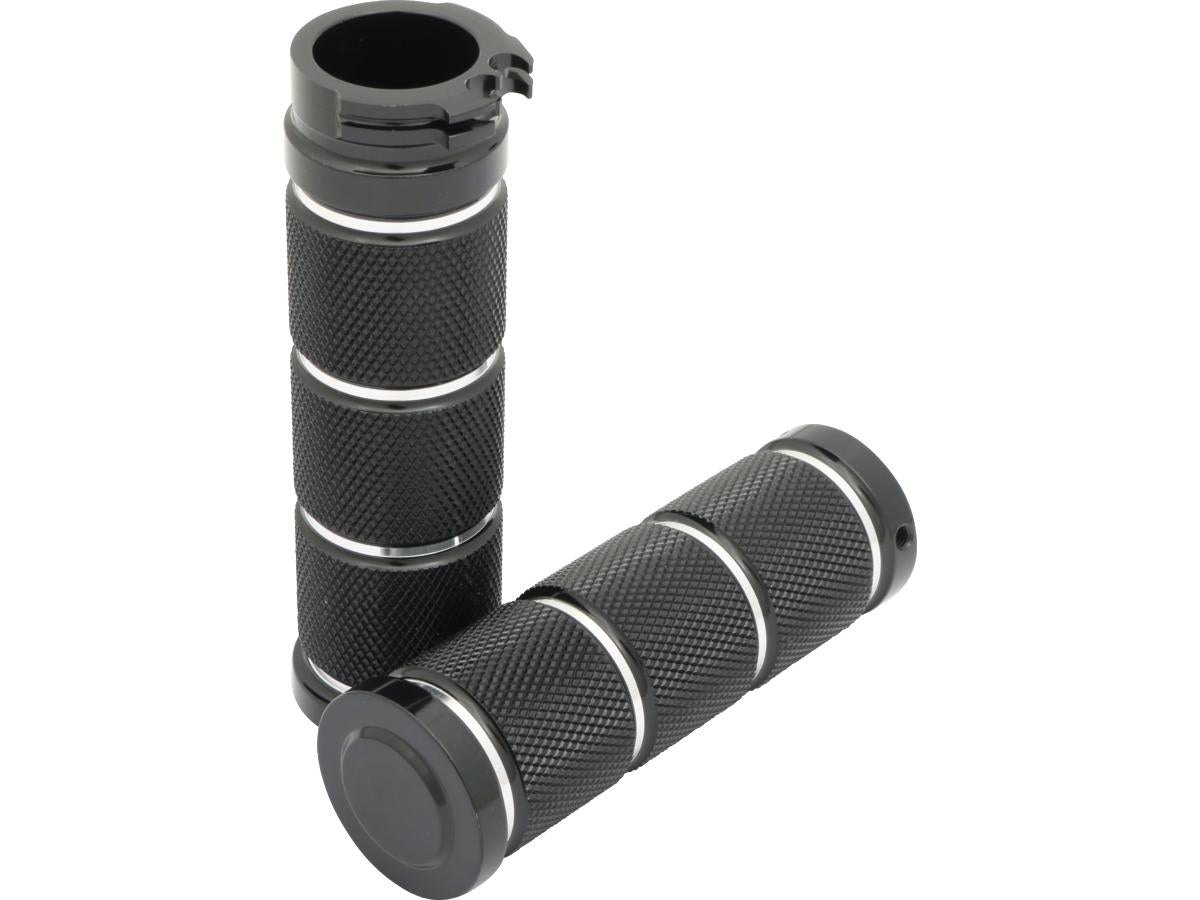 Cce Stroker Grips Black Raw Cut 1" Throttle Cables Cce Default Title