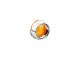 Kuryakyn Deep Dish Indicator Bezels Chrome Amber Kuryakyn Default Title