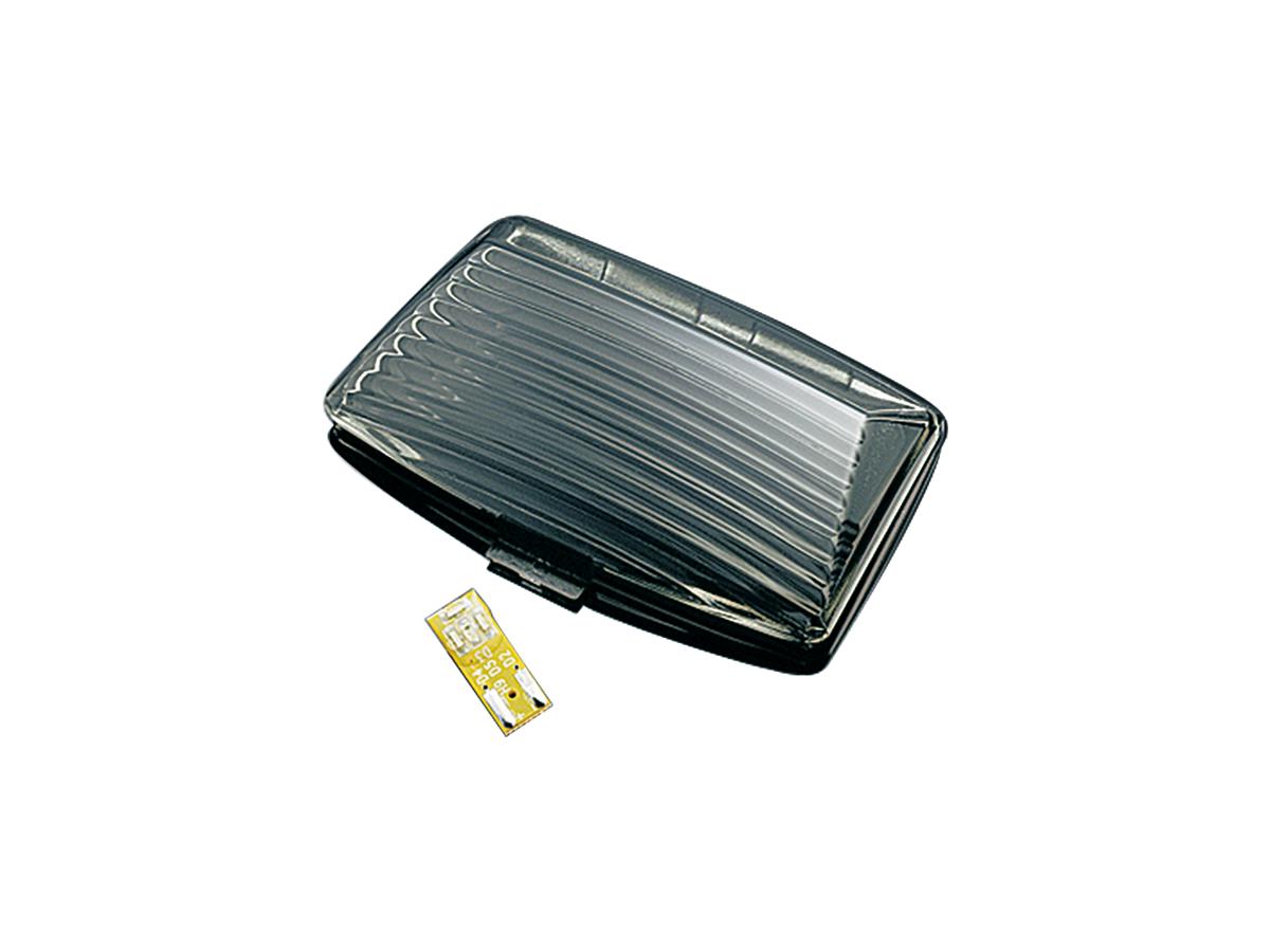 Kuryakyn Rear Fender Marker Light Lens Kit Smoke Lense, With 1 Red Led Kuryakyn Default Title