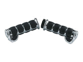 Kuryakyn Premium Iso Grips With Throttle Assist Lever Chrome 1" Throttle Cables Kuryakyn Default Title
