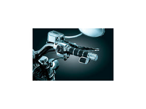 Kuryakyn Premium Iso Grips With Throttle Assist Lever Chrome 1" Throttle By Wire Kuryakyn