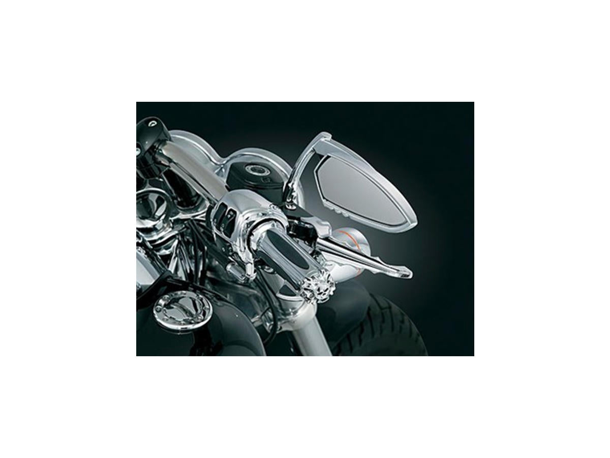 Kuryakyn Zombie Grips With Throttle Boss Chrome 1" Throttle By Wire Kuryakyn