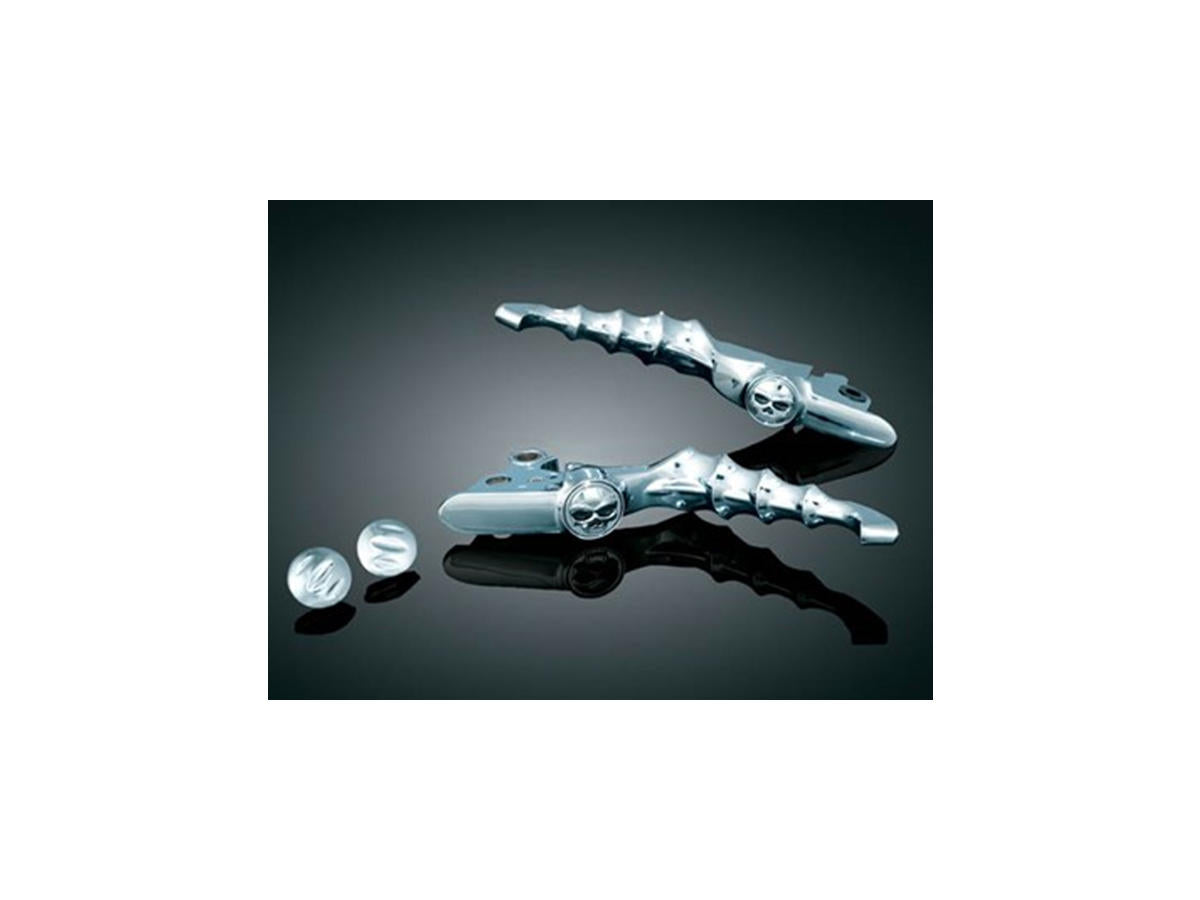 Kuryakyn Zombie Hand Control Levers Chrome Cable Clutch Left Right Kuryakyn Default Title