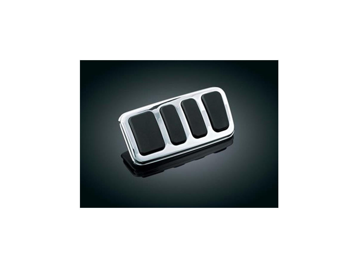 Kuryakyn Iso Extended Brake Pedal Pad Chrome Kuryakyn Default Title