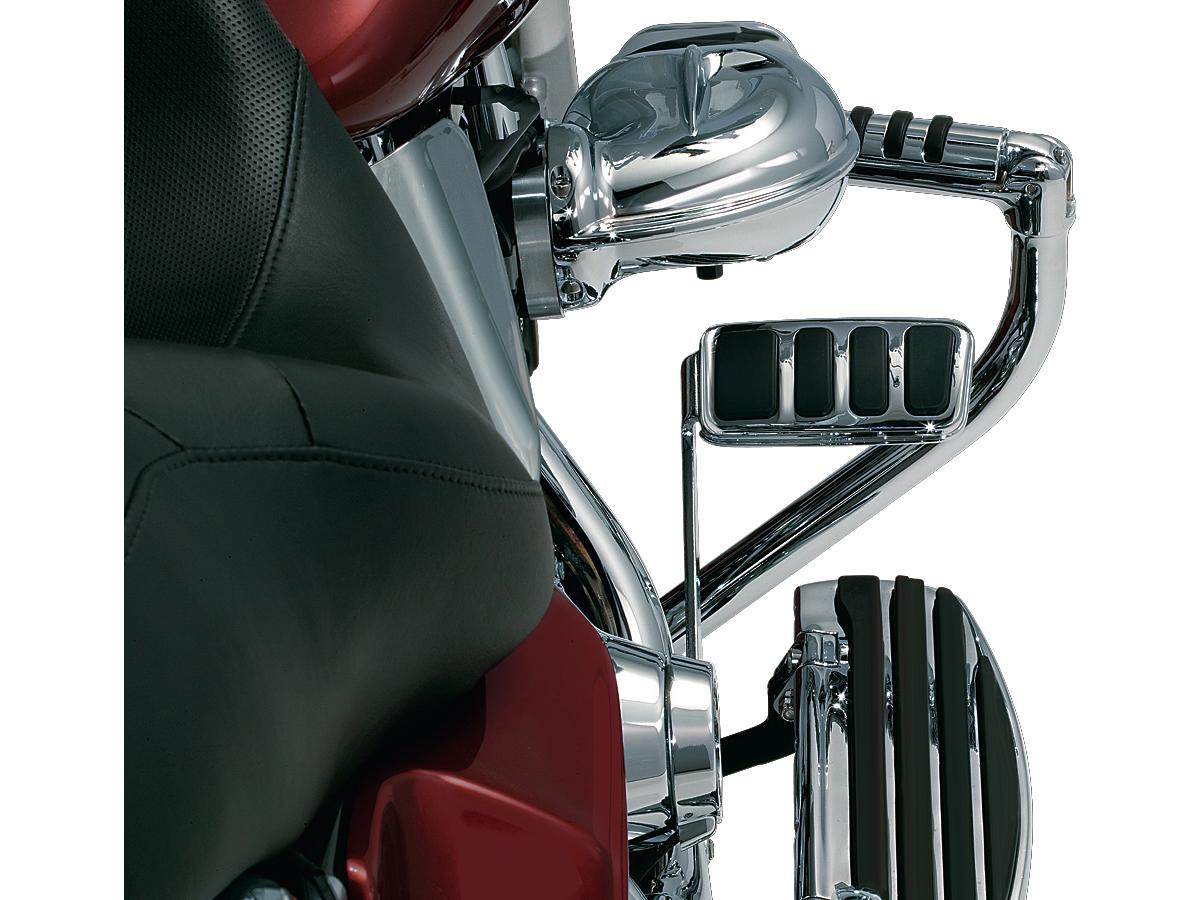 Kuryakyn Iso Extended Brake Pedal Pad Chrome Kuryakyn