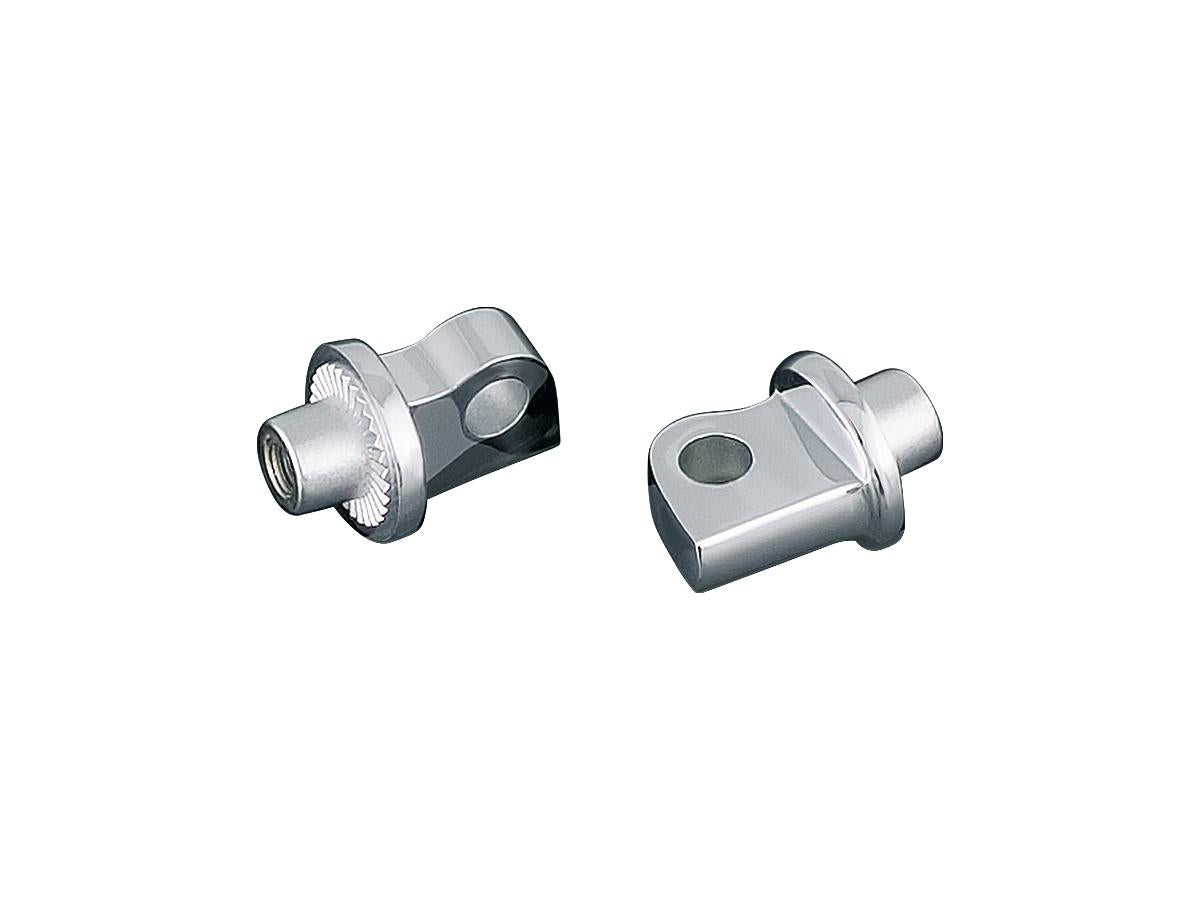 Kuryakyn Splined Peg Adapters Chrome Kuryakyn Default Title
