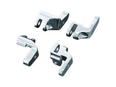Kuryakyn Driver Floorboard Relocation Brackets Chrome Kuryakyn Default Title