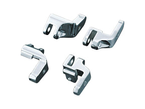 Kuryakyn Driver Floorboard Relocation Brackets Chrome Kuryakyn Default Title