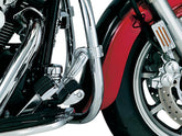 Kuryakyn Longhorn Offset Highway Pegs With 1 1/4" Magnum Quick Clamp Dually Pegs Chrome Kuryakyn Default Title