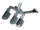 Kuryakyn Dually Iso Highway Pegs With Offset &Amp; 1 1/4" Magnum Quick Clamps Chrome Kuryakyn Default Title