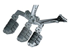 Kuryakyn Dually Iso Highway Pegs With Offset &Amp; 1 1/4" Magnum Quick Clamps Chrome Kuryakyn Default Title