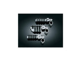 Kuryakyn Iso Rider Foot Pegs With Clevis &Amp; Magnum Quick Clamps Large Iso Pegs Chrome Kuryakyn Default Title