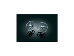 Kuryakyn Zombie Speaker Grills Chrome Kuryakyn