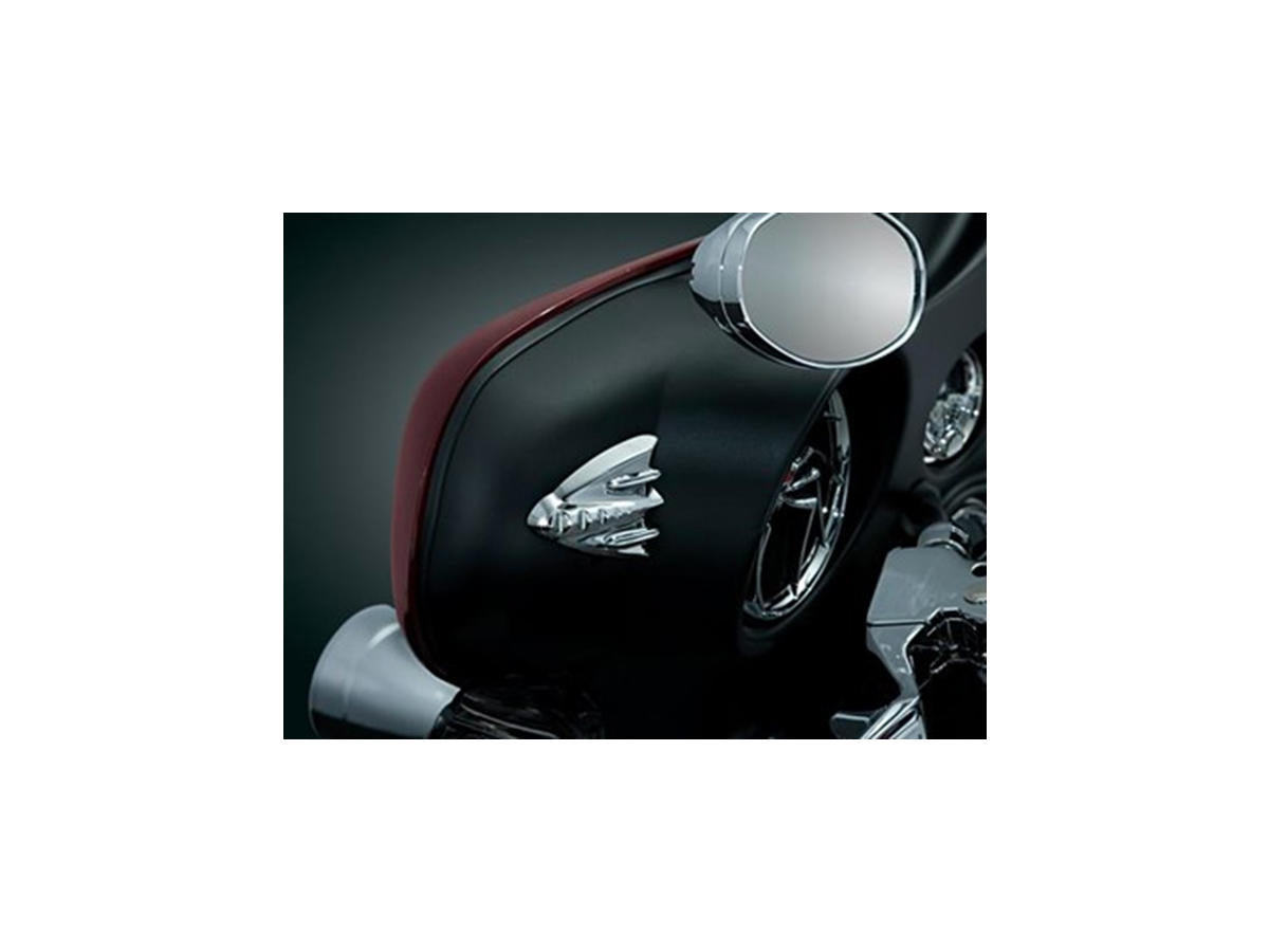 Kuryakyn Zombie Speaker Grills Chrome Kuryakyn