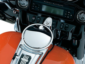 Kuryakyn Push Button Fuel Door Latch Chrome Kuryakyn