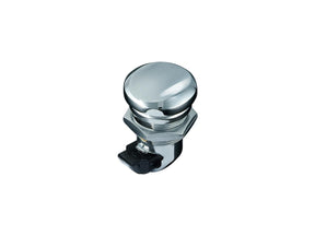 Kuryakyn Push Button Fuel Door Latch Chrome Kuryakyn Default Title