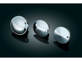 Kuryakyn Vented Stock Style Gas Cap Right Hand Thread Chrome Kuryakyn Default Title