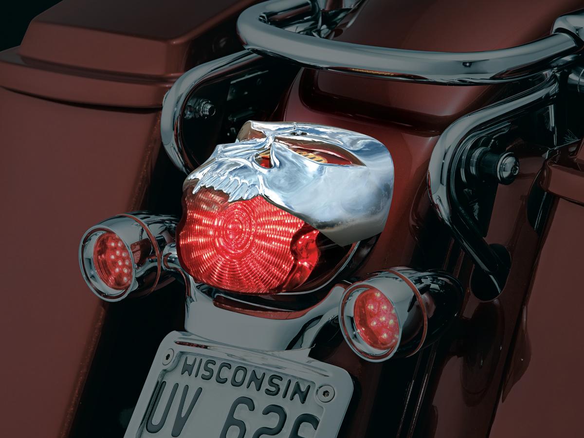 Kuryakyn Zombie Taillight Cover Chrome Kuryakyn