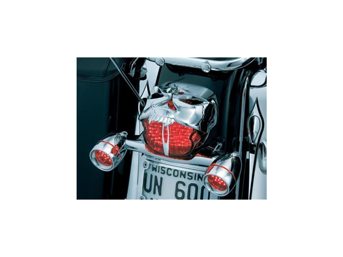 Kuryakyn Zombie Taillight Cover Chrome Kuryakyn