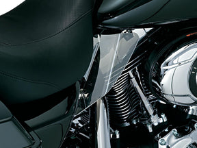 Kuryakyn Saddle Shields Heat Deflectors Reflective Smoke Kuryakyn