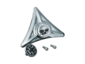 Kuryakyn License Plate Mount Hole Cover Chrome Kuryakyn