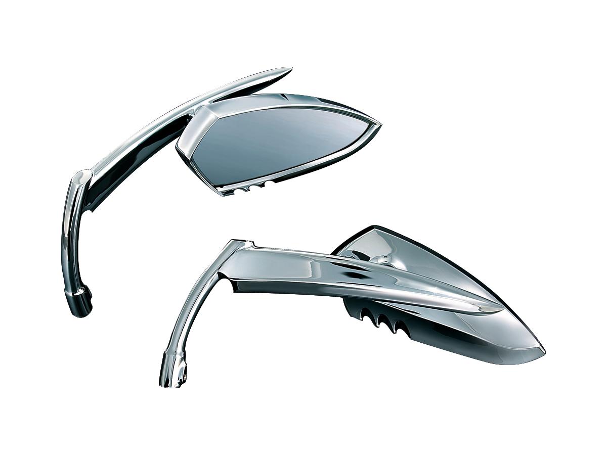 Kuryakyn Scythe Mirror Long Stem Chrome Kuryakyn