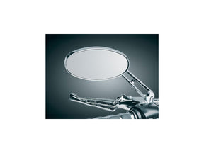 Kuryakyn Ellipse Mirror Flat Glass Chrome Kuryakyn