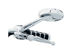 Kuryakyn Ellipse Mirror Flat Glass Chrome Kuryakyn Default Title
