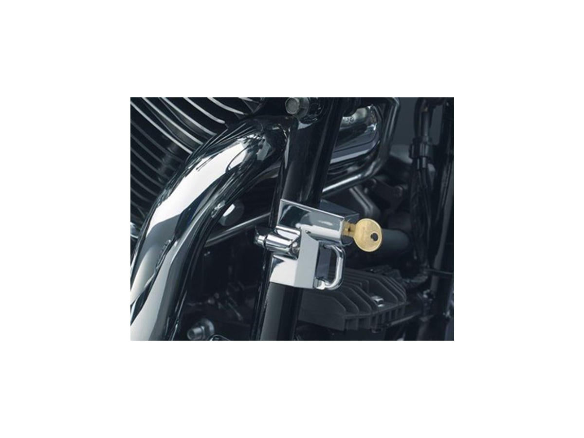 Kuryakyn Helmet Lock 1/4" 1 1/2" Tubing Chrome Kuryakyn