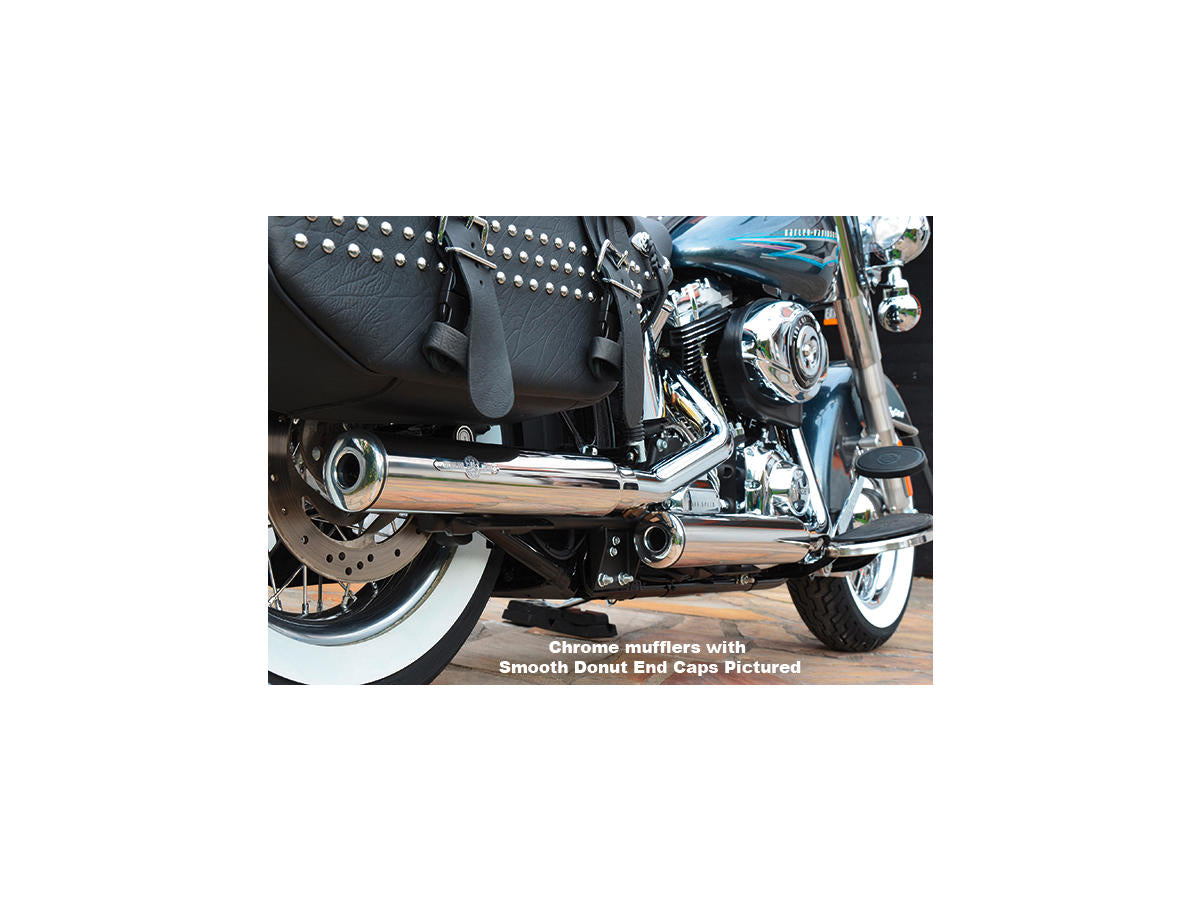 Bsl Gun Smooth Slip On Mufflers Donut End Cap Black Black Bsl Default Title