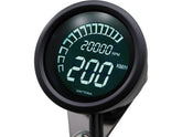Daytona Japan Digital Velona Speedo &Amp; Tachometer Scale: 200 Mph; 250 Km/H; Scale Color: Black Black 60.0 Mm Daytona Japan Default Title