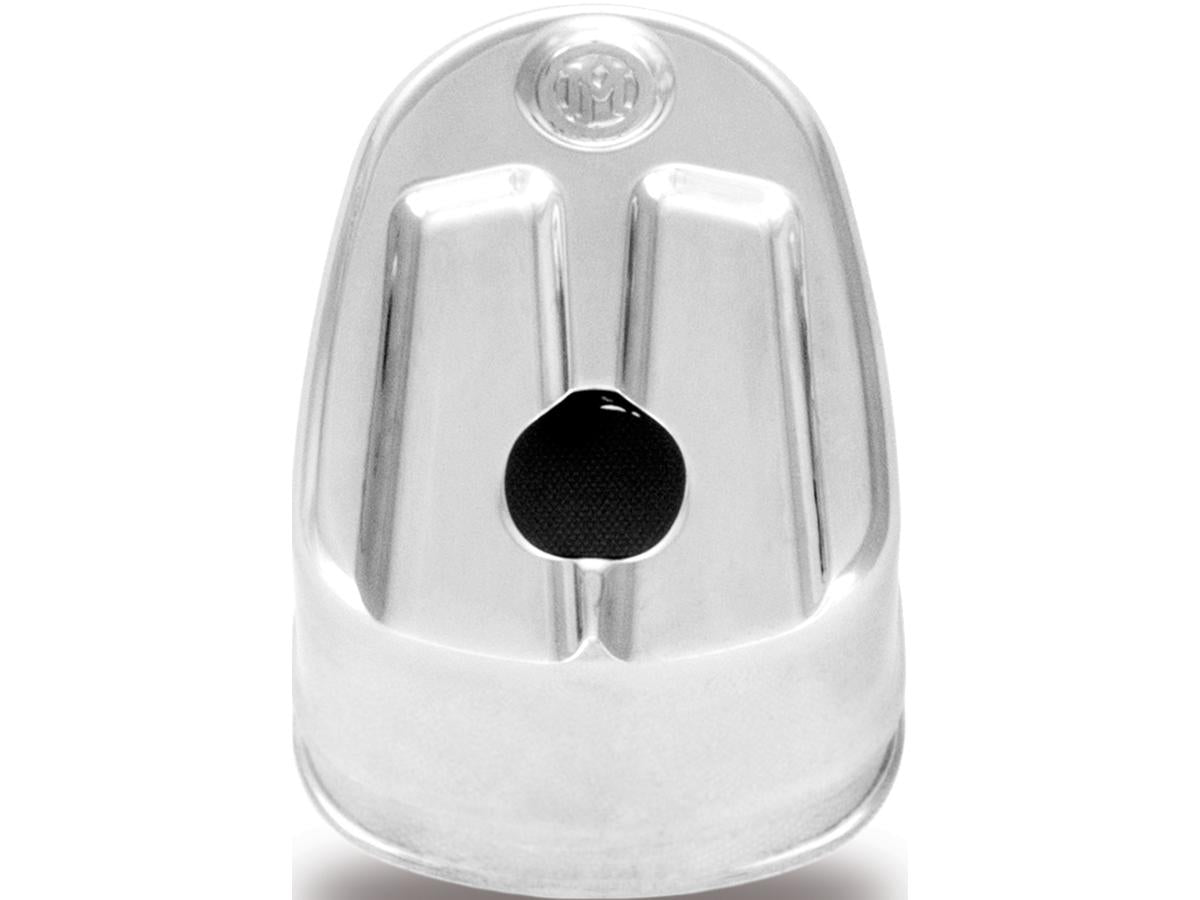 Performance Machine Ignition Switch Cover Scalloped Design Chrome Performance Machine Default Title