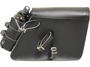 La Rosa Design Left Side Bag With Fuel Bottle Black La Rosa Design Default Title