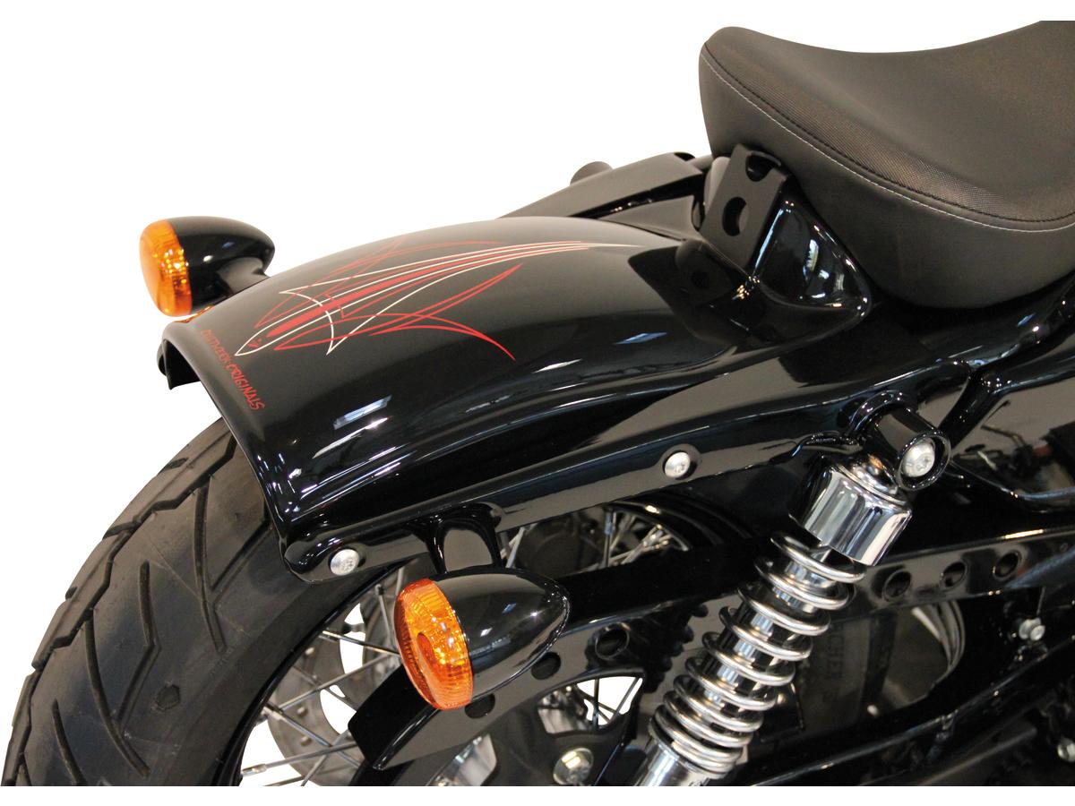 Cult Werk Bobber Rear Fenders For Sportster Models Black Ready To Paint Cult Werk