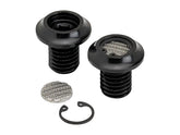 Lowbrow Radius Breather Bolts 1/2" 13 Black Lowbrow Default Title