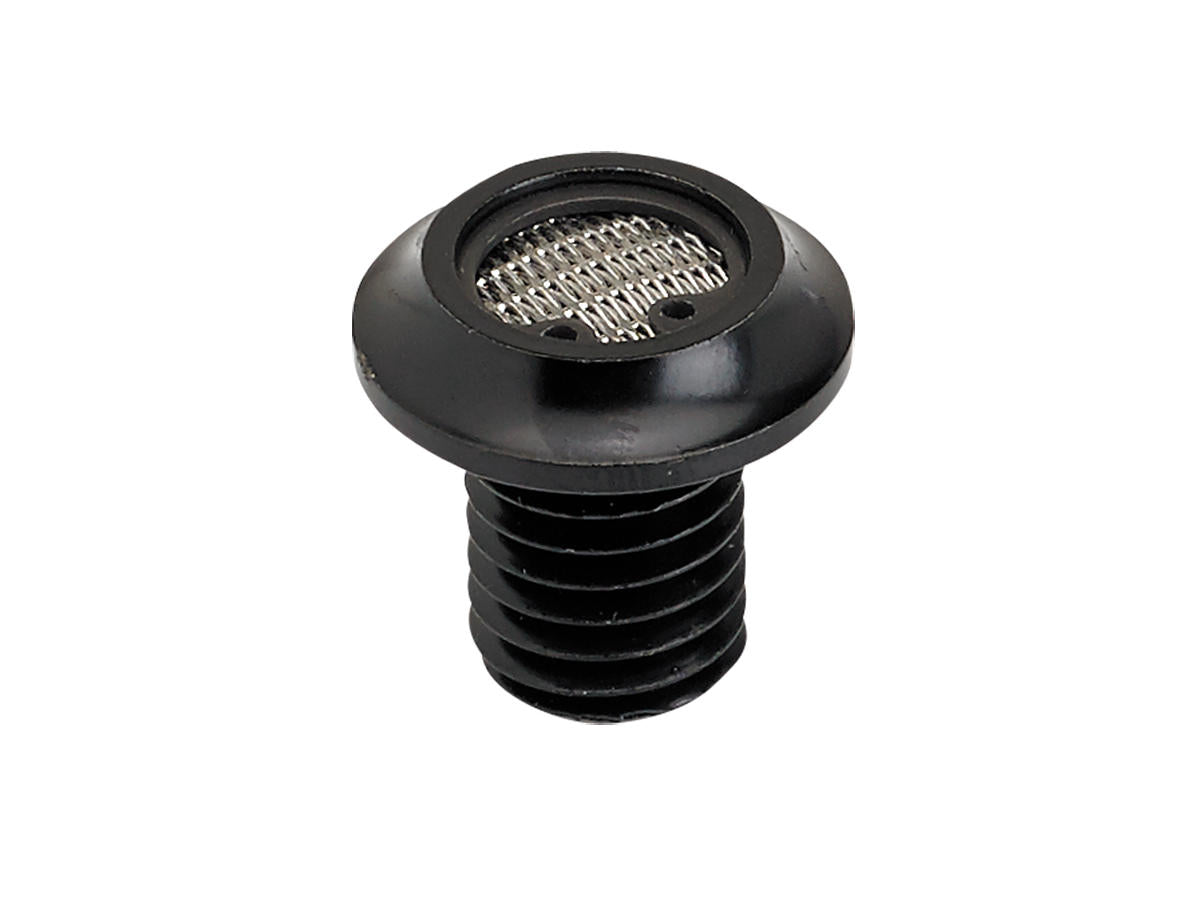 Lowbrow Radius Breather Bolts 1/2" 13 Black Lowbrow
