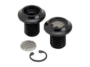 Lowbrow Radius Breather Bolts 1/2" 13 Black Lowbrow Default Title