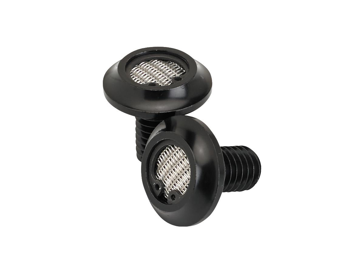 Lowbrow Radius Breather Bolts 3/8" 17 Black Lowbrow Default Title