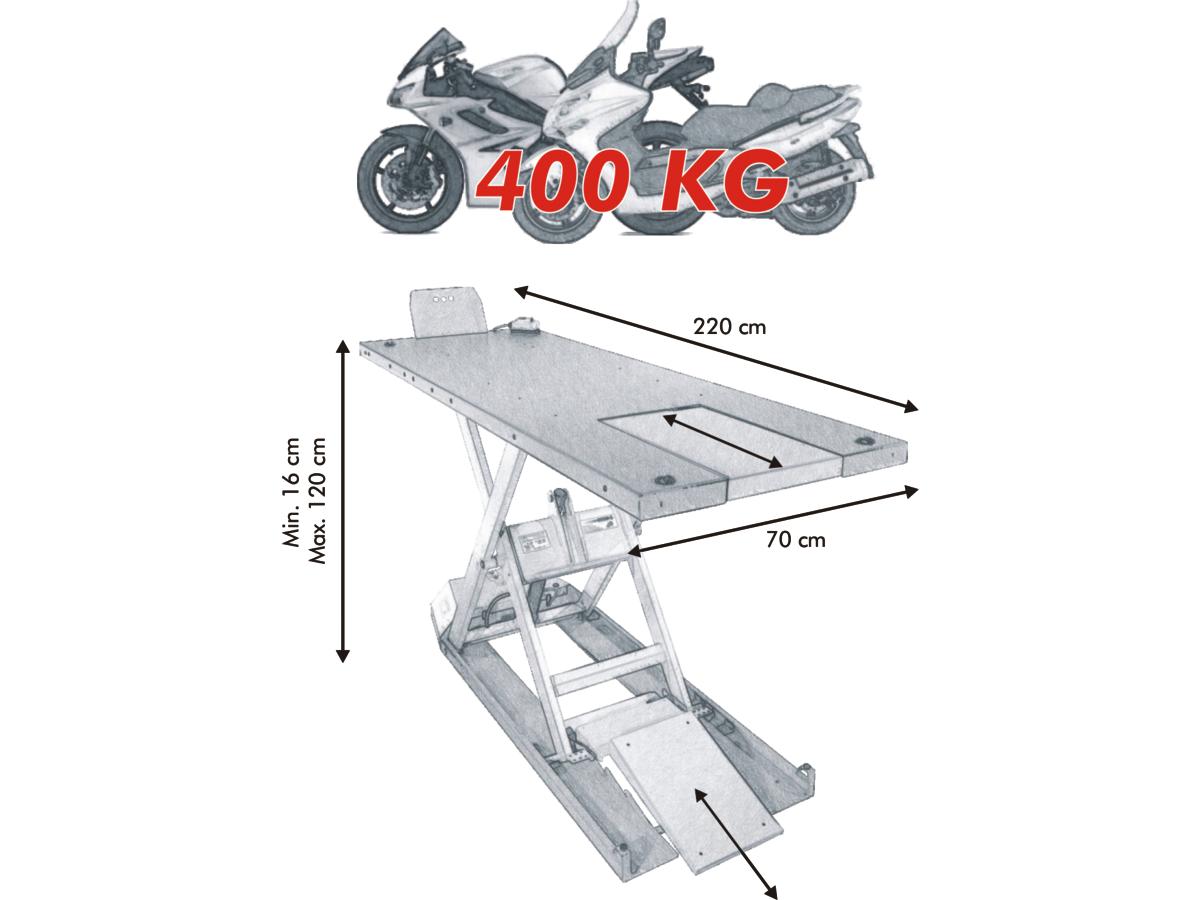 Econ Eh 400 Motorcycle Lift Red Econ Default Title