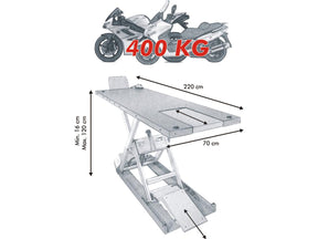 Econ Eh 400 Motorcycle Lift Red Econ Default Title