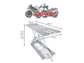 Econ Eh 400 Motorcycle Lift Blue Econ
