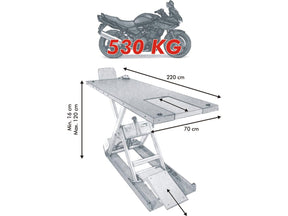 Econ Eh 530 Motorcycle Lift Red Econ Default Title