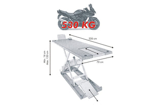 Econ Eh 530 Motorcycle Lift Blue Econ