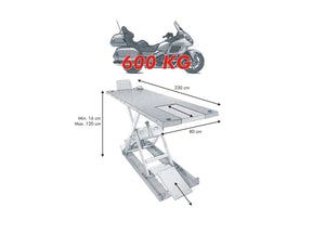 Econ Eh 600 Motorcycle Lift Blue Econ