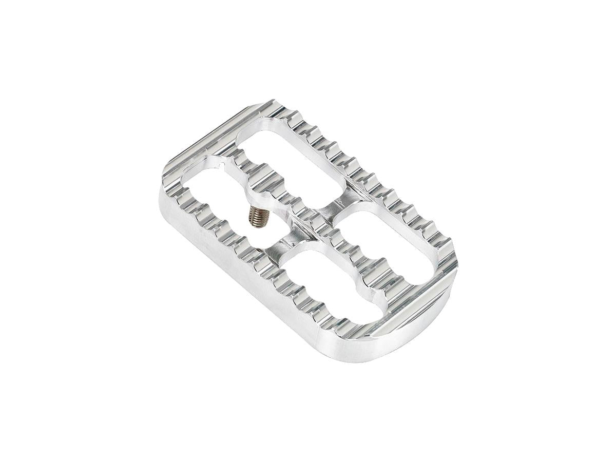 Joker Machine Serrated Serrated Brake Pedal Covers Silver, Raw Joker Machine Default Title